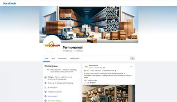 Termonamai, M2 parduotuvė, UAB