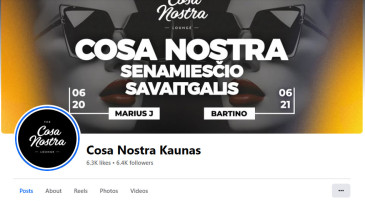 The Cosa Nostra lounge