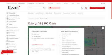 Rezus.lt, klinika