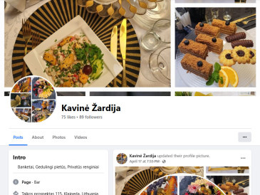 Žardija, kavinė, UAB