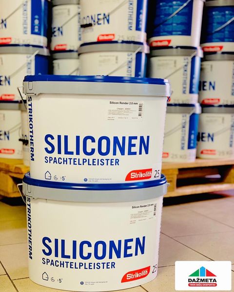 Silikoninis struktūrinis tinkas (1.5, 2.0 mm) STRIKOLITH® Silicone Render