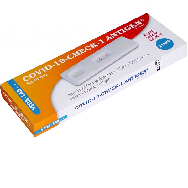 Covid-19 antigenų testas COVID-19-CHECK-1® (2 vnt)