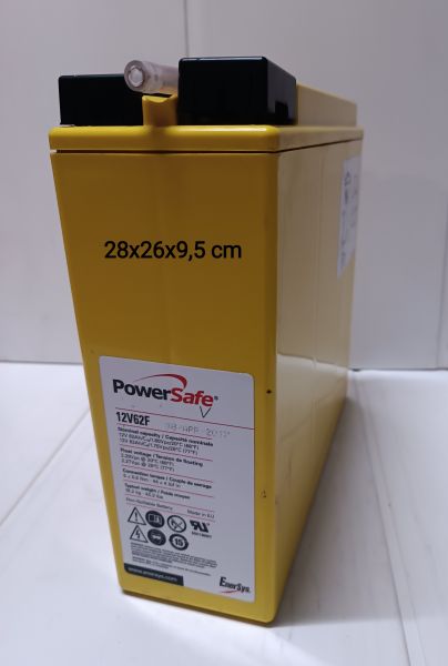 Akumuliatorius PowerSafe 12V 62 Ah 19 kg