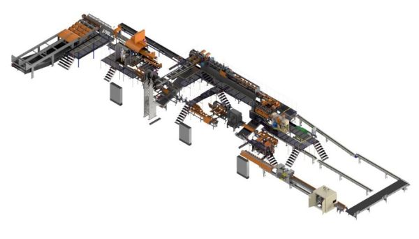 UMG 801.17 Automatinė tarinių lentų gamybos linija UMG 801.17 Automatinė tarinių lentų gamybos linija