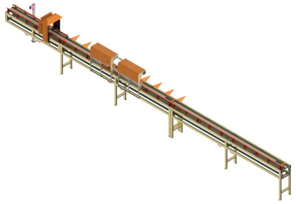 UMG 103.50 Grandininis rąstų padavimo transporteris UMG 103.50 Grandininis rąstų padavimo transporteris