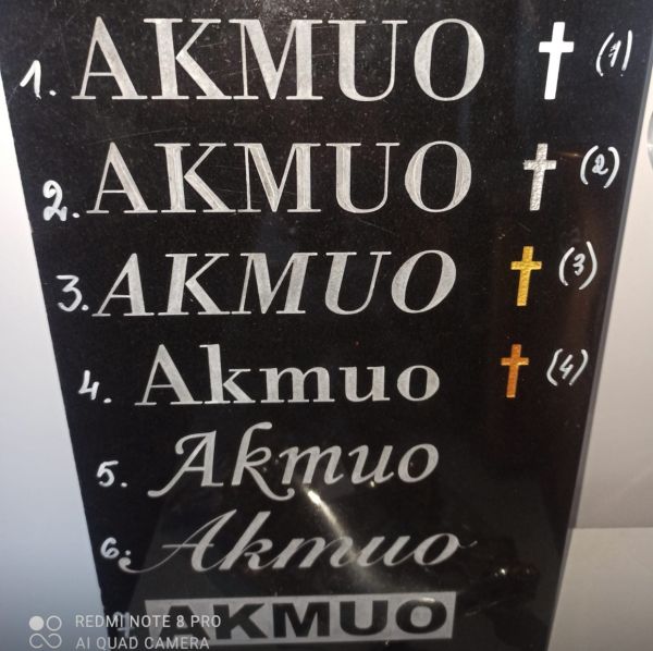 Raidžių ir portretų kalimas Raidžių ir portretų kalimas