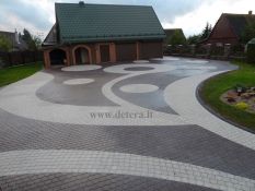 Betoninių trinkelių klojimas Mažeikiuose