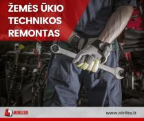 Krautuvų, traktorių ir savaeigės technikos remontas bei atsarginės dalys