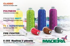 MADEIRA siuvinėjimo siūlai ir priedai