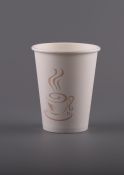 Popieriniai puodeliai – stiklinės, vienasieniai, “Fumo Bianco”, 12 oz
