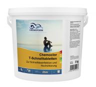 Greito tirpimo 20g chloro tebletės CHEMOFORM CHEMOCLOR T (greitas chloras, šokas), 5kg