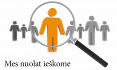Siūlome darbą!