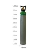 Dujų balionas deguoniui 10l (EURO 200 bar) (pilnas)