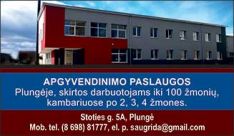 Apgyvendinimas Plungėje