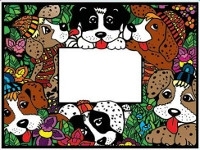 Colorvelvet „Rėmeliai su šuniukais“