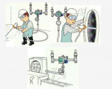 Garo-vandens sumaišymo vožtuvai