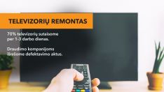 Televizorių remontas per vieną dieną