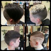 Moterų ir vyrų kirpėja Živilė