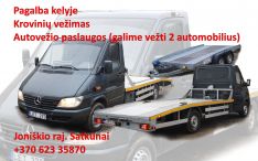 Autovežio paslaugos (vežame iki 2 automobilių)