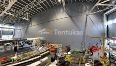 Patalpų atskyrimas tentu