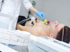 Elektrokardiograma (EKG), krūvio ir ramybės