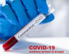 Serologinis COVID-19 IgG antikūnų tyrimas iš kraujo