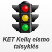 KET kelių eismo taisyklės