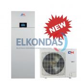 Šilumos siurblys oras-vanduo C&H Unitherm split CH-HP4.0SIRK3(O)/CH-HP4.0WTSIRK3(I) su integruota vandens talpa (-25°C)