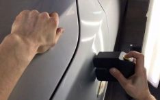 Automobilių skardų įlinkimų lyginimas