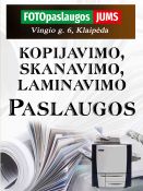 Kopijavimas, laminavimas
