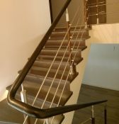 Ąžuolo turėklai su strypais - 170 eur/m