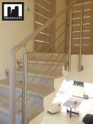Uosio turėklai su strypais -180 Eur/m