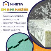 XPS ir PIR plokštės