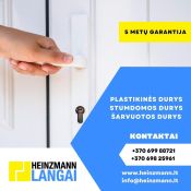 Plastikinės durys