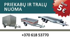 Priekabų nuoma