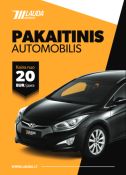 Pakaitinio automobilio nuoma