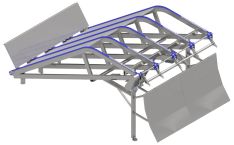 UMG 127.40 Slab feed transporter for further processing