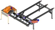 UMG 405.06 Semi-automatic cross-cutting machine with manual point feed