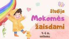 Studija „Mokomės žaisdami”