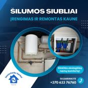 Šilumos siurbliai pardavimas ir montavimas tel. (0 633) 767600