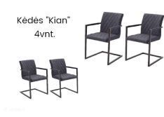 Kėdžių komplektas ”Kian” 4 kėdės
