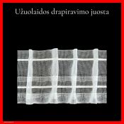 Drapiravimo - užuolaidos sutraukimo juostelė