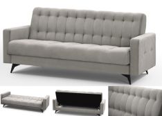 Minkšta sofa-lova „Gemi“ su dėže patalynei
