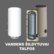 Vandens šildytuvai, talpos