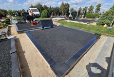 Kapavietės pamatų betonavimas