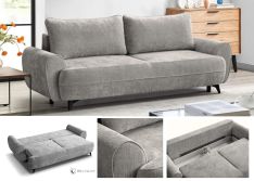 Minkšta sofa-lova su daiktadėže „Cremosa”