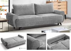 Minkšta sofa-lova su daiktadėže „Cremosa”