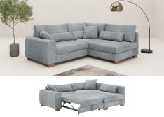 Minkštas kampas Helena su miegojimo funkcija