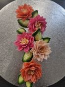 Valgomos vaflinės gėlės įvairių rūšių(ROSE DECOR)