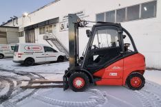 Dyzelinis šakinis krautuvas LINDE H40D (16 000 mh)